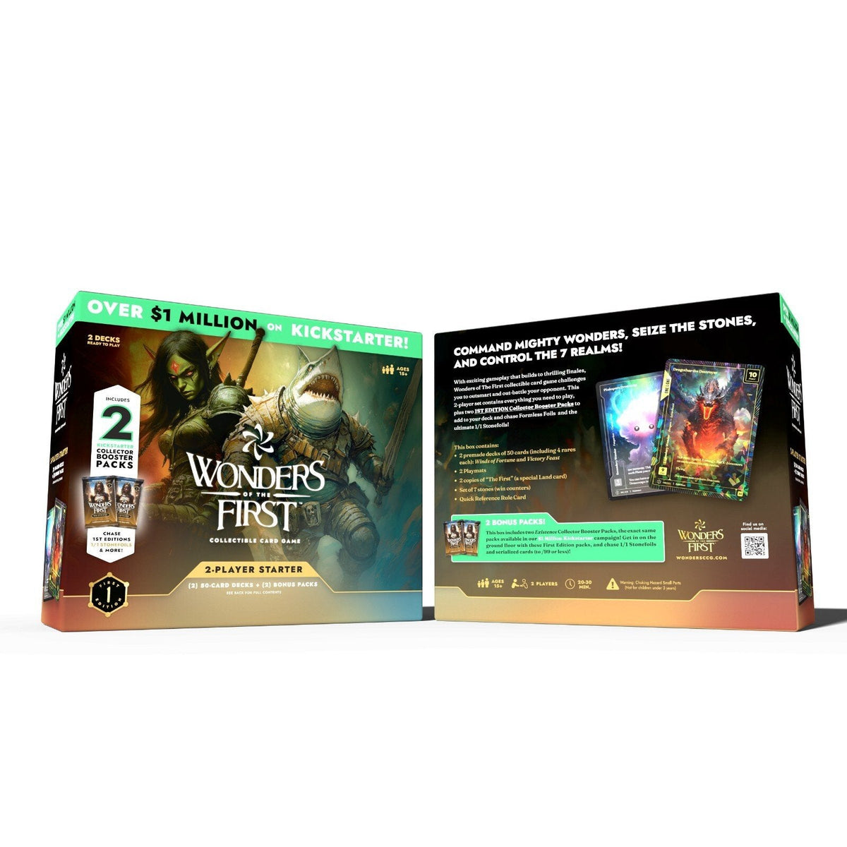 Wonders of the First 2-Player Starter Kit includes 2 Collector Booster Packs