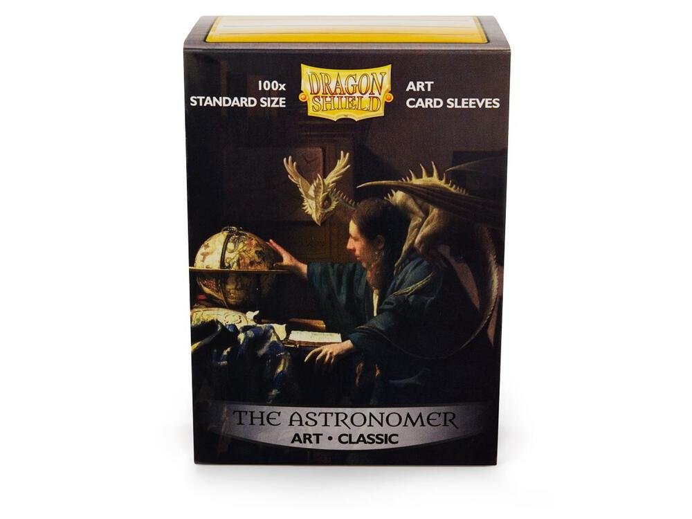 Dragon Shield Art Classic Card Sleeves Glossy The Astronomer 100ct Standard Size Trading Card Protector Sleeves for TCG, Collectible Trading Cards, Card Deck, Magic, Pokémon & Sports Cards