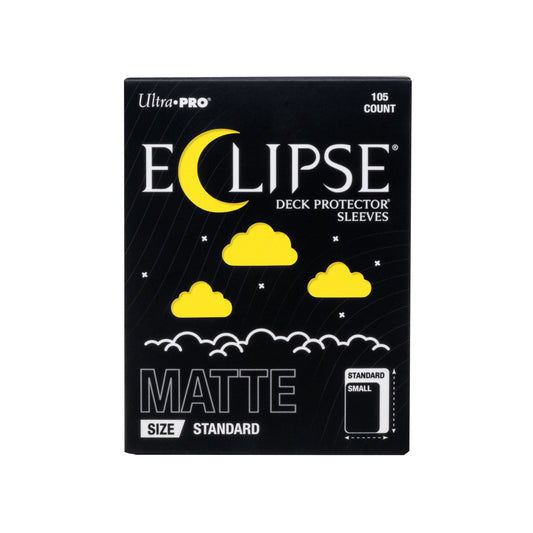 Ultra PRO Eclipse Matte Standard Deck Protector Sleeves Lemon Yellow 105CT - Opaque Trading Card Sleeves for TCG, Card Game Deck Protection, Smooth Shuffle & Durable Collectible Card Protection (PRE-ORDER AUGUST)