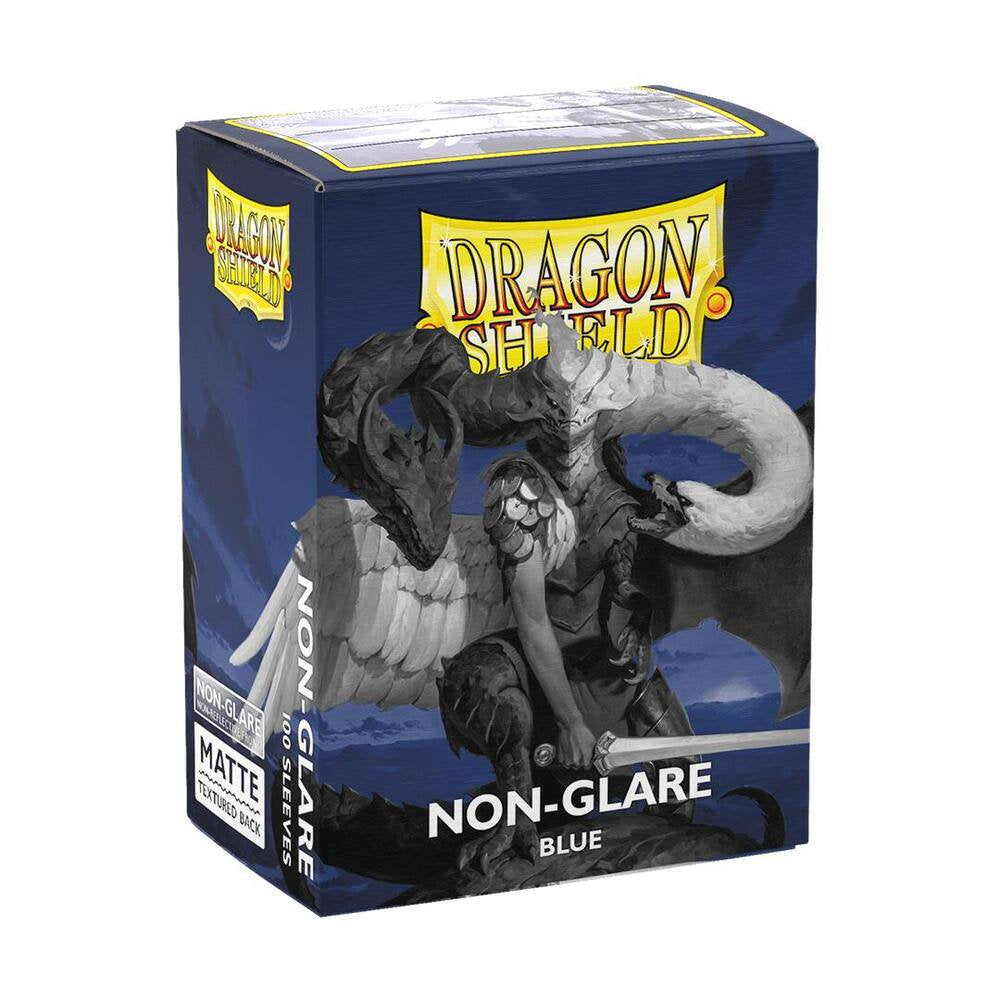 Dragon Shield Non Glare Matte Blue Sleeves 100ct Trading Card Sleeves Card Protector MTG