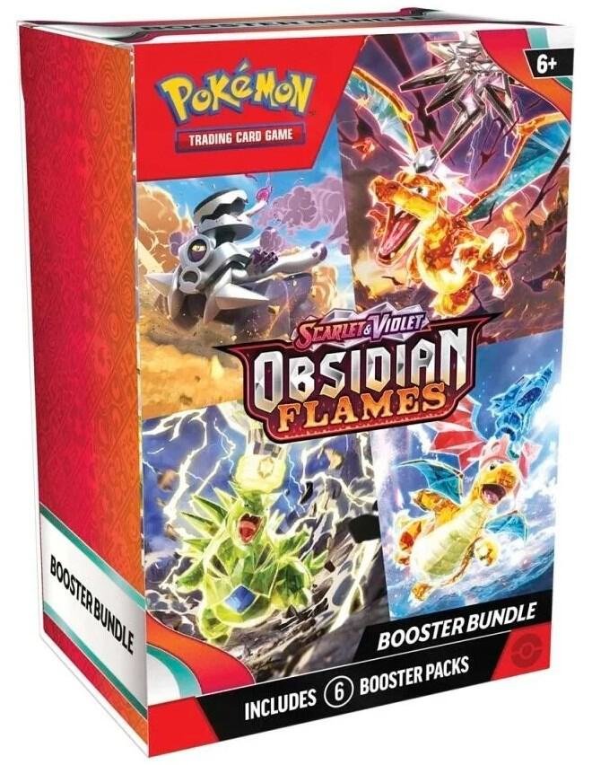 Pokémon TCG Sacrlet & Violet Obsidian Flames Booster Bundle – Sealed Pokémon Cards for Collectible Card Games