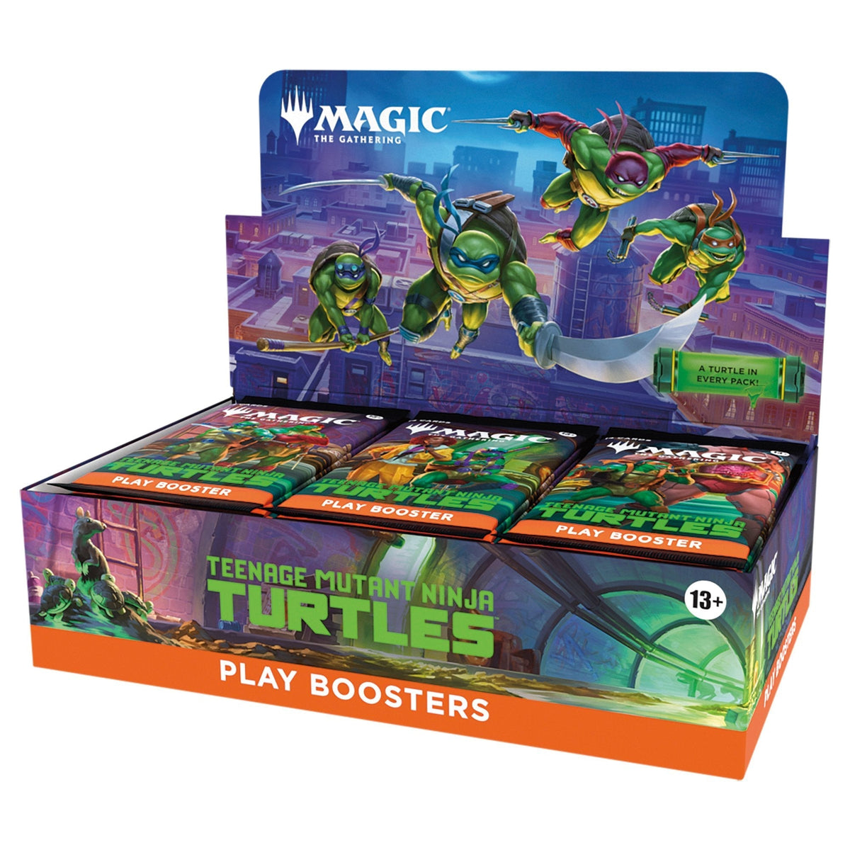 Magic: The Gathering Teenage Mutant Ninja Turtles Play Booster Box – Collectible MTG Cards, Strategy Deck Expansion, Fun for Kids and Adults