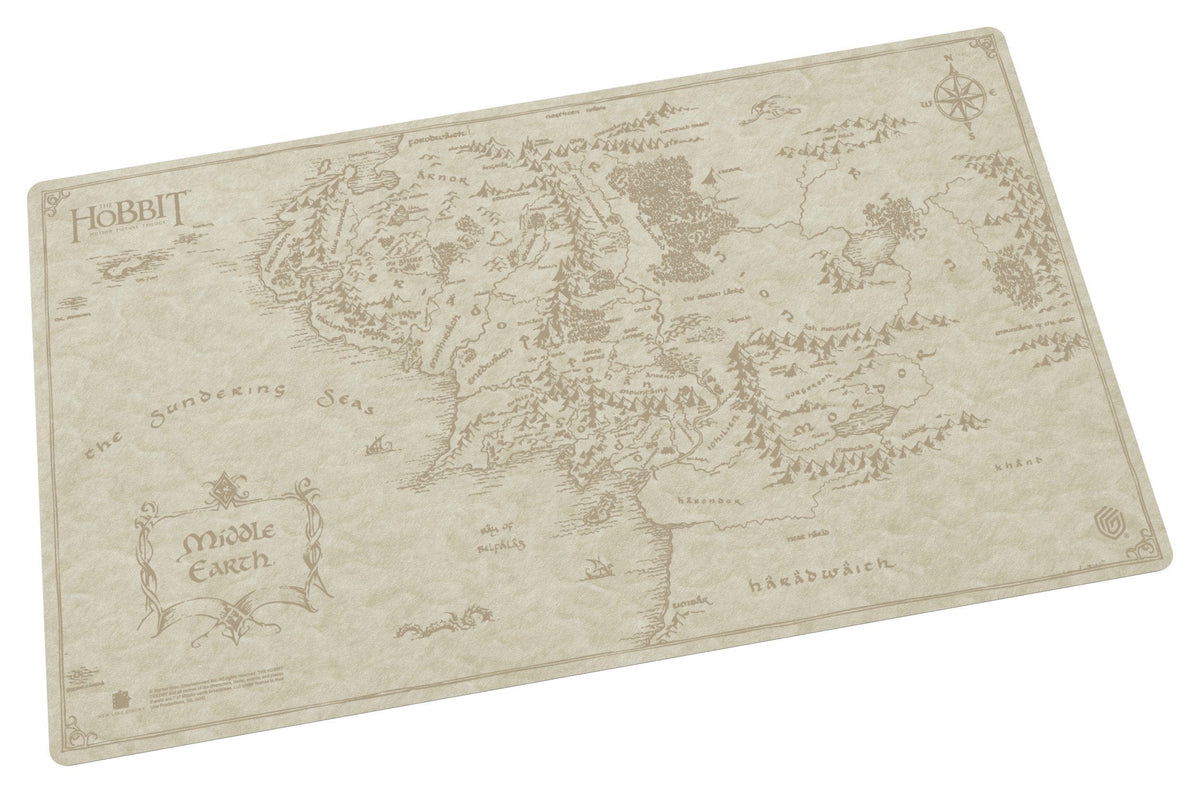Ultimate Guard Sophoskin Playmat The Hobbit Middle-Earth Map Officially Licensed TCG Playmat Non-Slip Gaming Mat for Trading Card Games Desk Protection (PRE-ORDER)