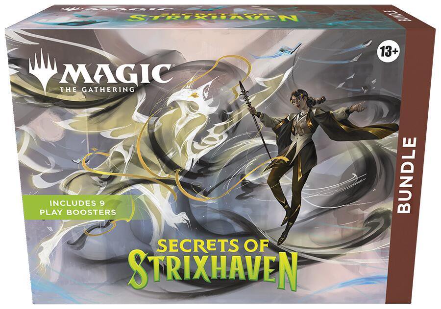 Magic The Gathering Secrets of Strixhaven Bundle MTG TCG Set Card Game | Booster Pack Box, Trading Cards, Collector Booster Style, Card Deck for Collectible Card Games Fans