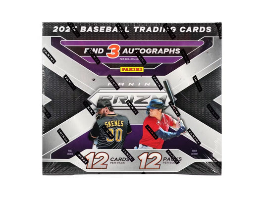 2025 Panini Prizm Baseball Trading Cards Hobby Box – 12 Packs of 12 Cards