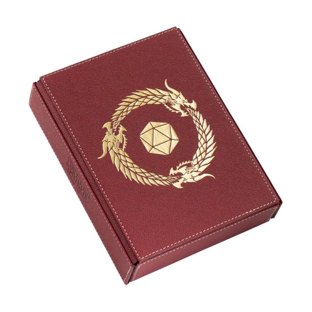 Dragon Shield Roleplaying Dice Companion – Blood Red RPG Dice Storage & Tray