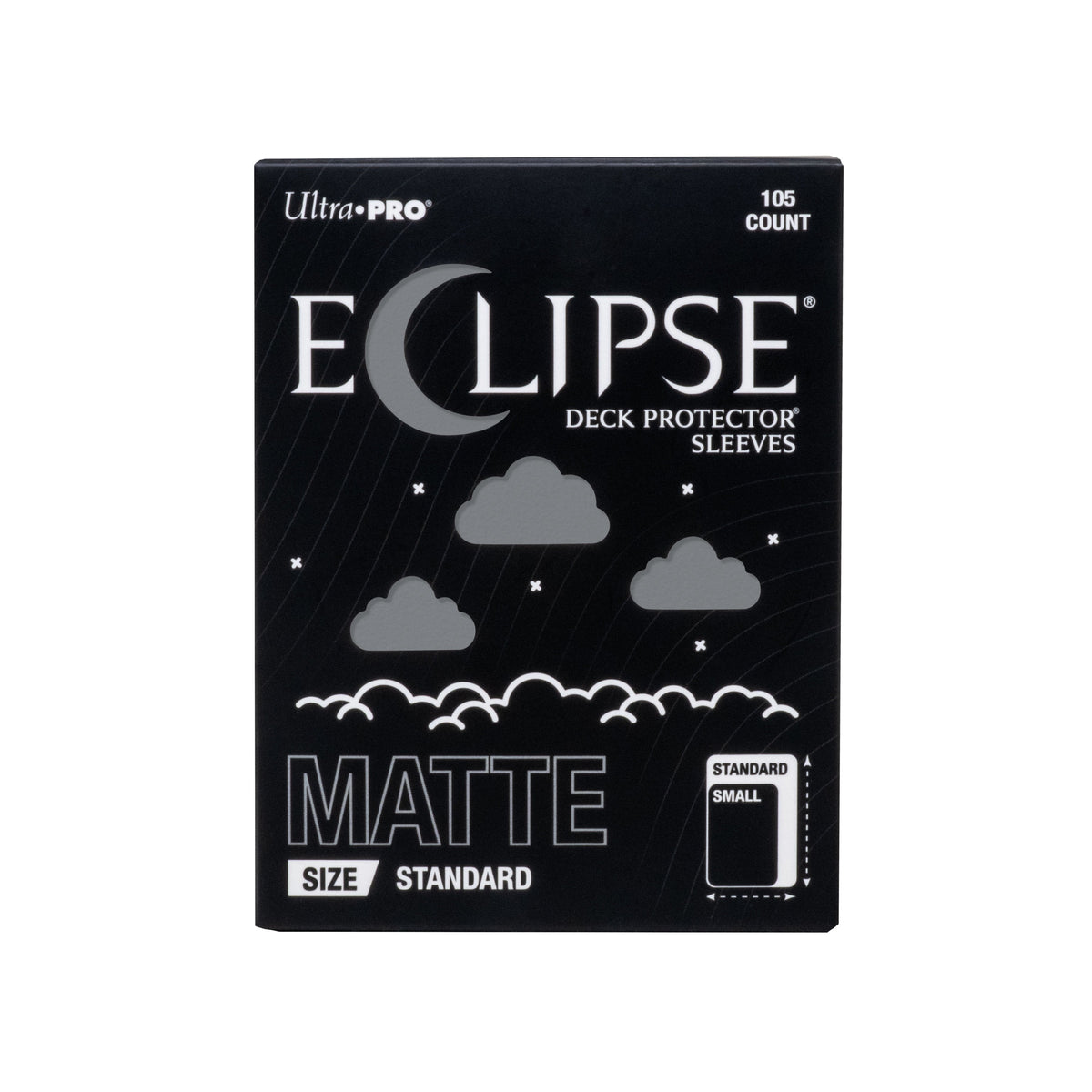 Ultra PRO Eclipse Matte Standard Deck Protector Sleeves Smoke Grey 105CT – Fully Opaque Trading Card Sleeves for TCG, Collectible Card Games, Card Game Protection & Smooth Shuffle (PRE-ORDER AUGUST)