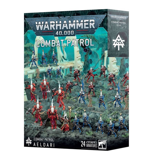 Warhammer 40,000 Combat Patrol: Aeldari – 24 Miniatures, Spiritseer, Dire Avengers, Warp Spiders & Wraithblades, Warhammer 40K Combat Patrol Army Set