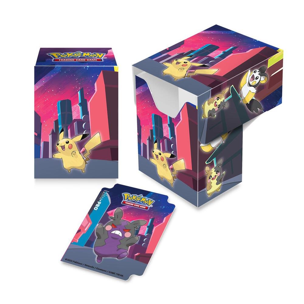 Ultra PRO Pokémon Gallery Series Shimmering Skyline Full-View Deck Box – Pikachu