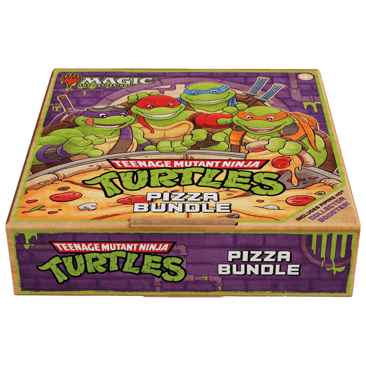 Magic: The Gathering x Teenage Mutant Ninja Turtles Pizza Bundle – Limited Edition Collectible Deck Set for Fans and Players