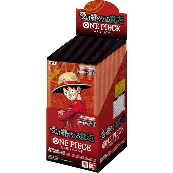 One Piece TCG OP-13 Japanese Booster Box - Official One Piece Card Game Booster, Collectible Trading Cards, Anime Cards, Deck Building TCG, One Piece Trading Cards Booster Box for Collectors & Fans