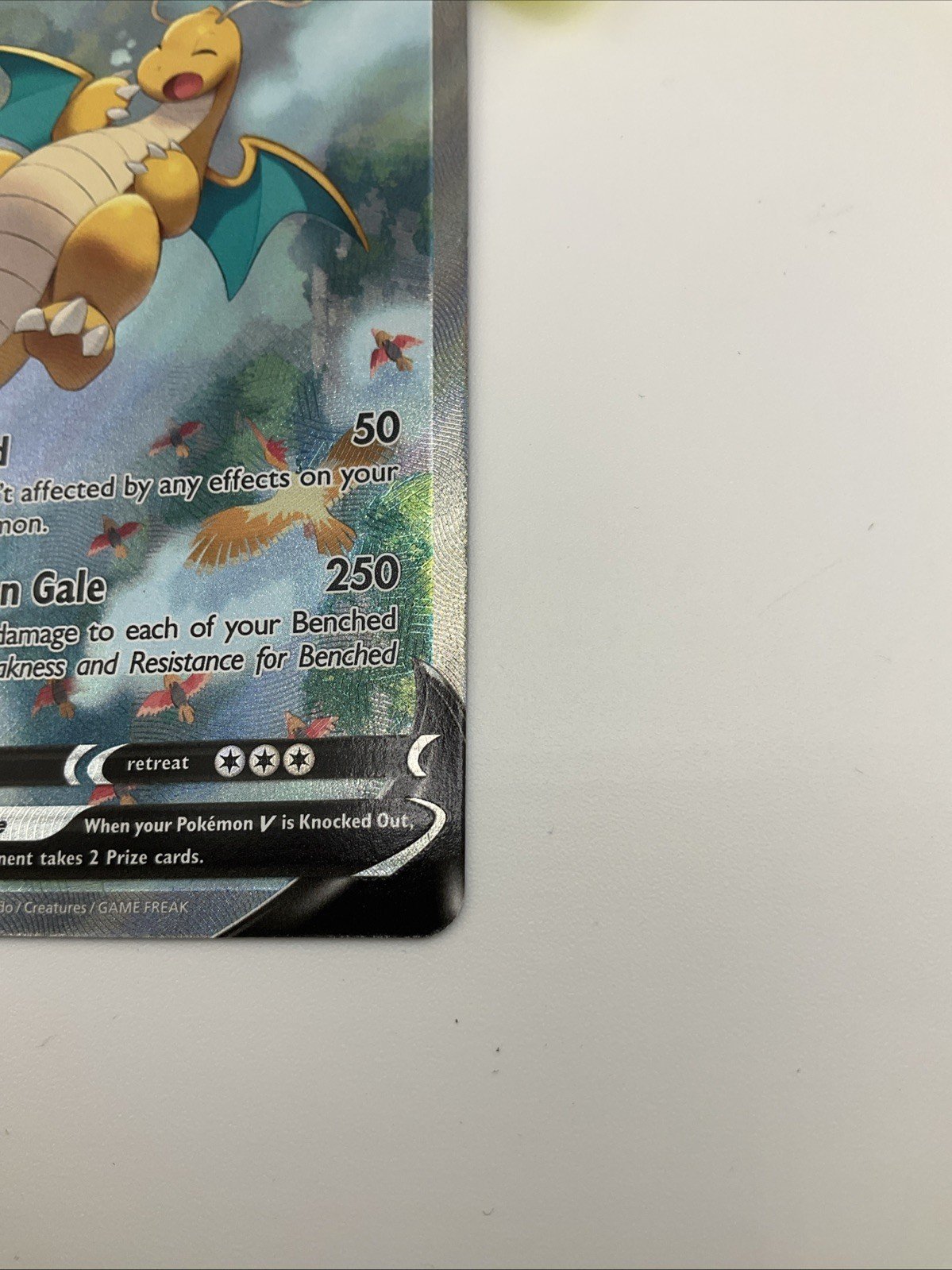 Pokemon TCG Dragonite V (Alternate Full Art) 192/203 SWSH07: Evolving Skies Holo NM