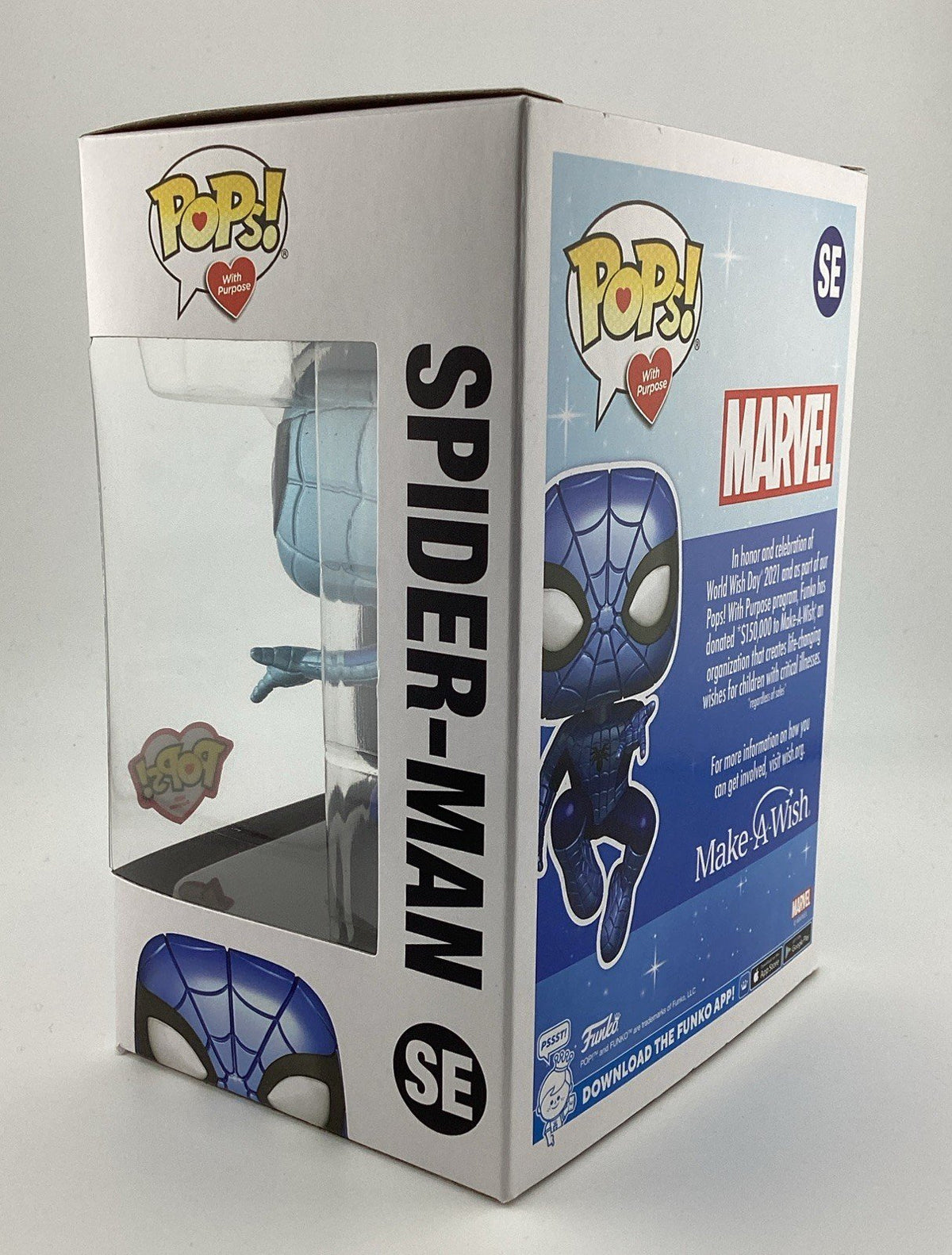 Funko Pop! Vinyl: Marvel - Spider-Man (Metallic) Make A Wish #SE