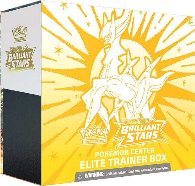 Pokémon TCG Sword & Shield Brilliant Stars Pokémon Center Elite Trainer Box (ETB)