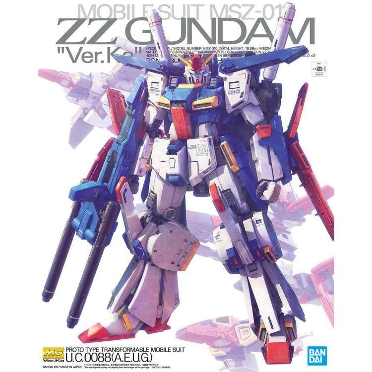 Bandai MG 1/100 ZZ Gundam Ver.Ka Master Grade Model Kit Gunpla